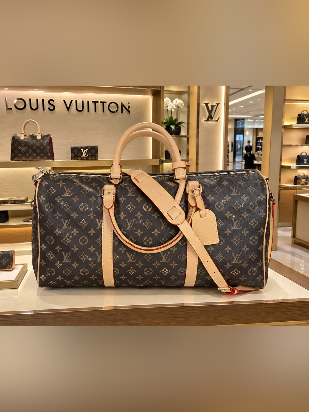 Louis Vuitton Classic Monogram Duffel Bag